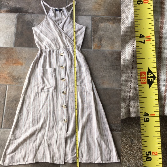 Striped linen summer dress - Picture 8 of 8